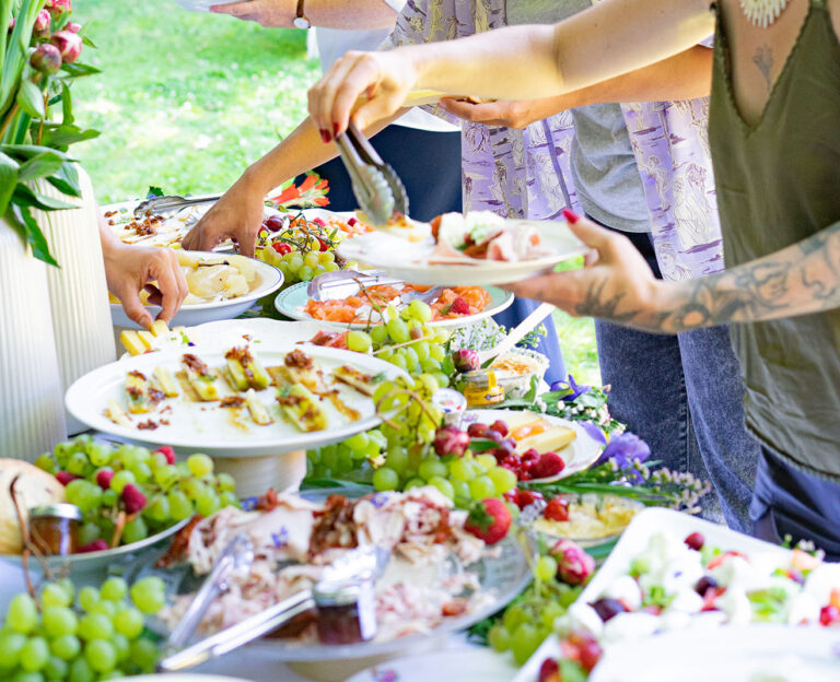 Buffet grazing brunch